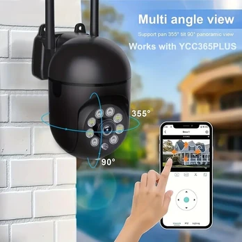 Didelės raiškos 1080p WiFi apsaugos kamera