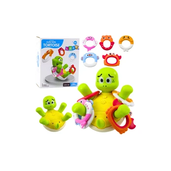 Lean Toys Interaktyvus vėžliuko vonios žaislas su fontanu