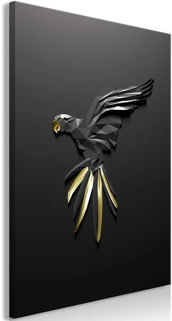 Artgeist Paveikslas - Juodas Parrot (1 Part) Vertical