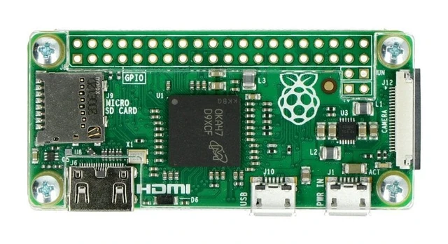 Gravlaser Raspberry Pi Zero dėklas, Fluo Open, permatomas