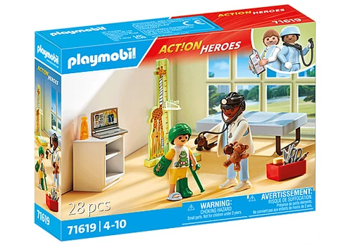 Playmobil - Pediatrician with teddy bear (71619)
