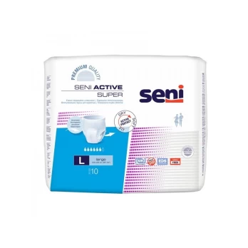 SENI sauskelnės ACTIVE Super Premium, L, 10 vnt.