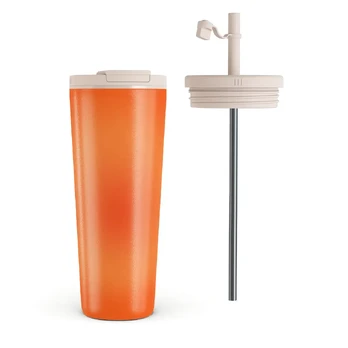 Flare - Travel Mug, 700 ml / Flap & Straw Set