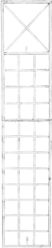 'Trellis Trigo' antikvarinis baltas