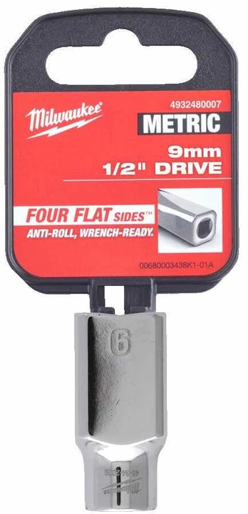 MILWAUKEE NASADKA 1/2" KRÓTKA 9mm
