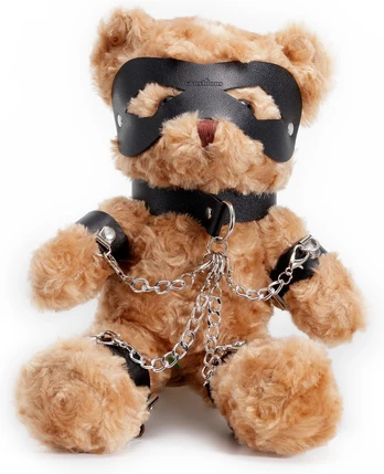 Bear CRUSHIOUS CRUSHITO BONDAGE MEŠKIUKAS Juodas 31CM