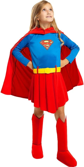 Supermerginos kostiumas mergaitėms – Supermeno