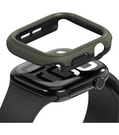 Žalias dėklas Apple Watch 10 (46mm) laikrodžiui "Ringke Onyx"