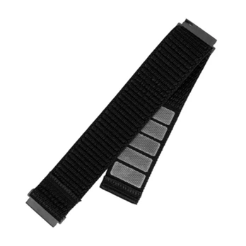 Fixed | Sporty Strap with Quick Release 20mm for Smartwatch | 160-210 mm | Black | Nylon | FIXNST2-20MM-BK