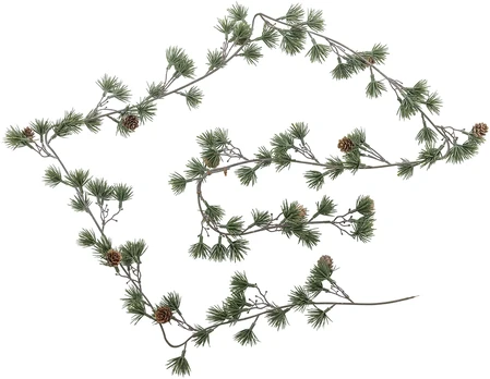 Bloomingville - Cedar Garland - Žalias - Over 2 meters