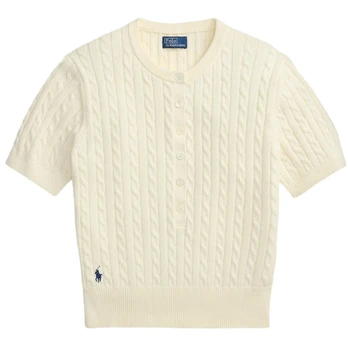 Megztinis moterims, Smėlio, Sweater-henley