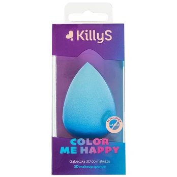 Killys Color Me Happy 3D makiažo kempinė mėlyna