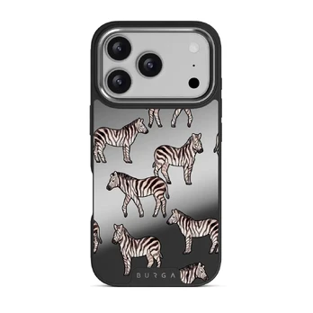Wild Spirit - iPhone 17 Pro Case, Elite Mirror Dark (MagSafe) / Silver