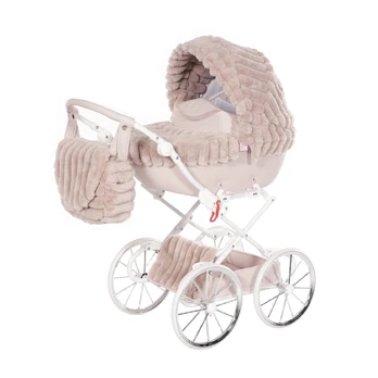 Lėlių vežimėlis Junama Muffy Pink