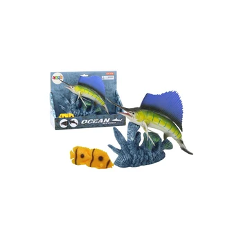 Lean Figurine Fish Swordfish Swordfish Coral Reef Fish