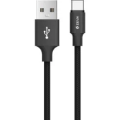 Devia Pheez Series Cable for Micro USB (5V 2.4A,1M) red kaina