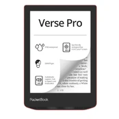 E-Reader|POCKETBOOK|Verse Pro|6 |1072x1448|1xUSB-C|Wireless LAN|Bluetooth|Red|PB634-3-WW kaina