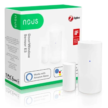 Nous E3 zigbee durų ir langų magnetinis sensorius daviklis