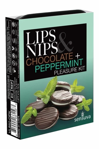 Sensuva Lips & Nips Pleasure Kit Chocolate Mint Limited Edition Set