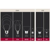 Paulmann LED lemputė E27, žalia, 1,1 W