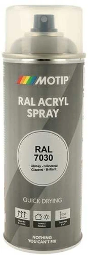 Motip Industri Ral 7030 højglans 400ml
