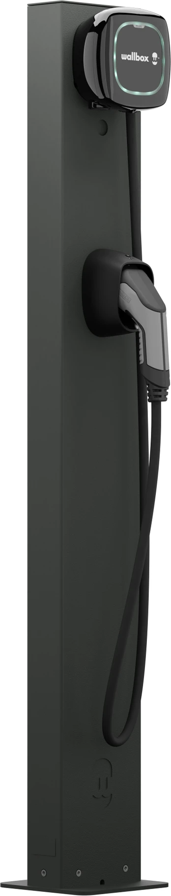 Wallbox Pedestal Eiffel Basic Dual for Pulsar family, Black | PED-EIFBS-DUAL