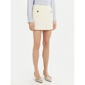 Marella Mini sijonas Dancing 2513101044 Balta Regular Fit