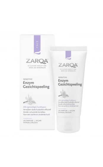 ZARQA enziminis švelnus veido pilingas, 50 ml