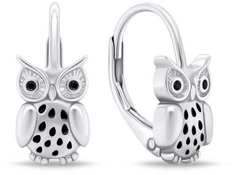 Brilio Silver Playful sidabrinis dangle earrings Sovičky EA748WBC
