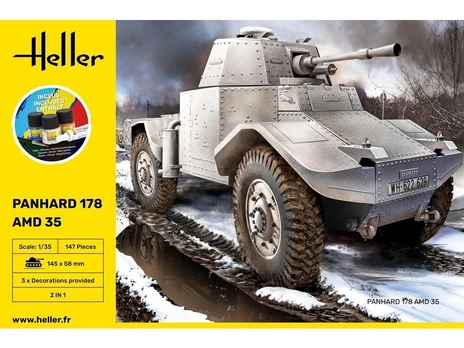 Heller - Panhard 178 AMD 35 Dovanų komplektas, 1/35, 35325