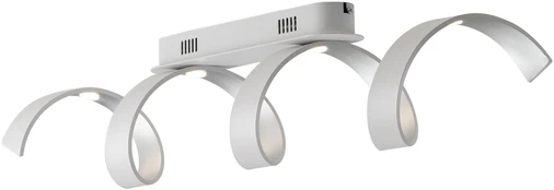 20W LED lubinis šviestuvas HELIX, baltos/sidabro sp., 4000K