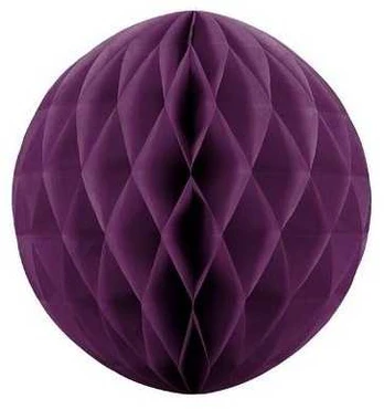 Party Deco Lilla papirvæv kugle, 30 cm