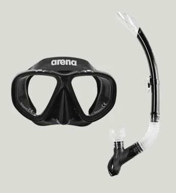 Nardymo kaukė Arena Premium, juoda