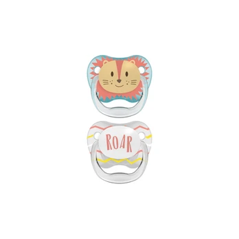 DR.BROWN'S čiulptukai PreVent 0-6 mėn., LION, 2 vnt.