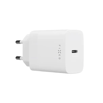 FIXED Síťová nabíječka 30W s USB-C výstupem a podporou PD bílá