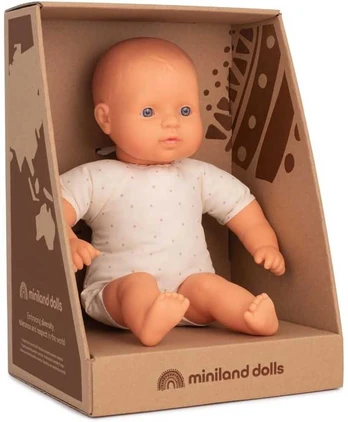 Miniland lėlė kūdikis minkštu kūneliu (32 cm)