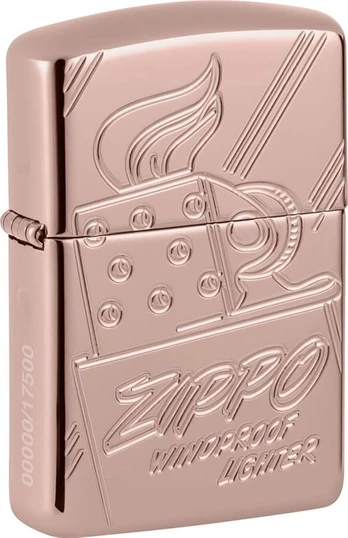 Žiebtuvėlis Zippo Armor Script Collectible 48768, rožinė