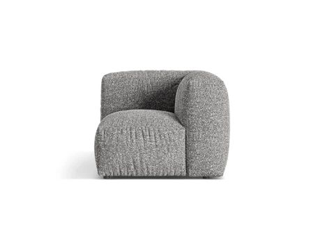 Modul Armless, "Martina", 1 Seat, 106x106x75, Graphite