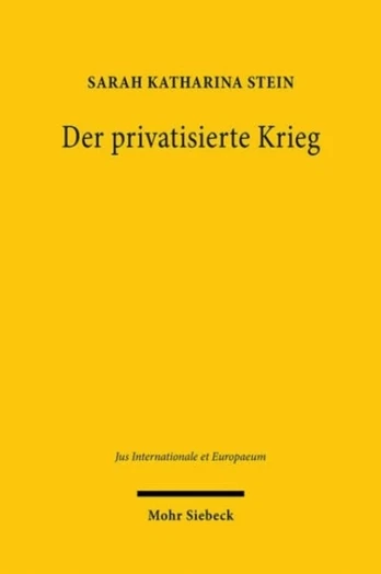 Der privatisierte Krieg