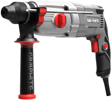 Graphite SDS+ 710W perforuotas grąžtas, dėklas