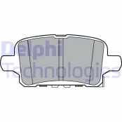 DELPHI LP3372 Brake pad set kaina