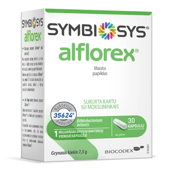 ALFLOREX kietosios kapsulės N30