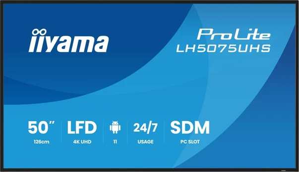 Monitorius IIYAMA LH5075UHS-B2AG