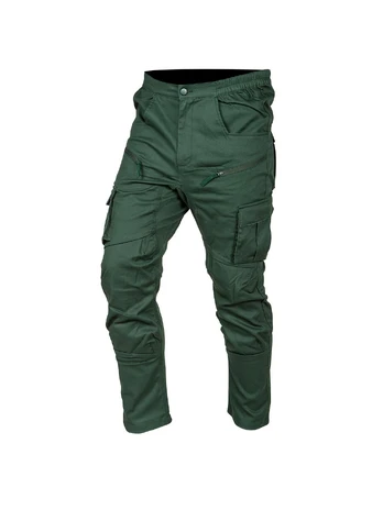 Išpardavimas // Spodnie robocze OUTDOOR, typu jogger, zielone, rozmiar S
