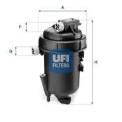 Kuro filtras UFI 55.179.00 kaina