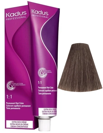 Plaukų dažai Kadus Professional Permanent Color, 5/07, 60 ml