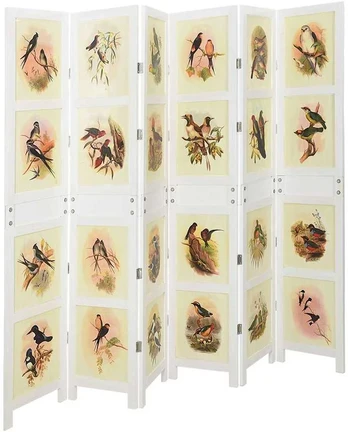 Romdivider Panel Balta 212 x 165 cm MDF plokštė