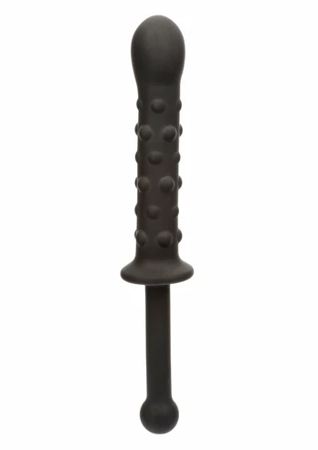 CalExotics Bendy Beaded Probe Flexible Silicone Dual-Ended Black