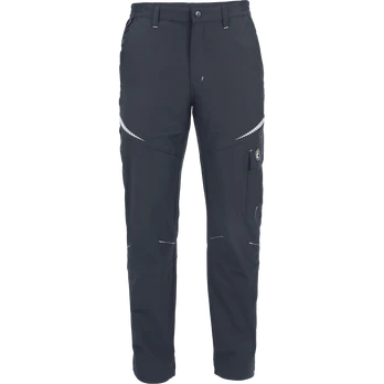 Darbo kelnės vyrams Cerva Emerton S-Stretch, juoda/pilka, 60 dydis