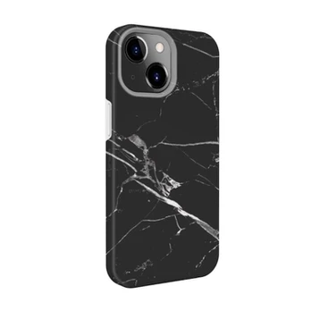 Evelatus iPhone 15 Premium silikoninis dėklas Pritaikytas spausdinimas Apple Black